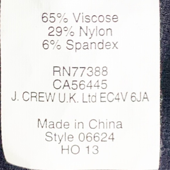 J. Crew Factory Style 06624 Sleeveless Ponte Knit  Dress Taupe Black Herringbone - Picture 12 of 12